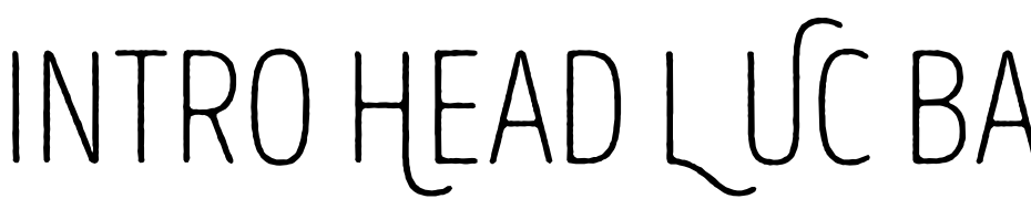 Intro Head L UC Base Font Download Free